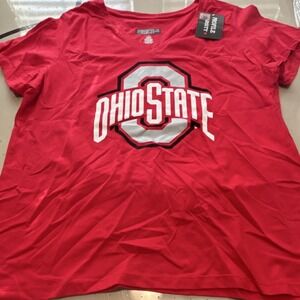 Profile Varsity Ohio State Buckeyes Shirt Red 1X NCAA Fan Apparel
